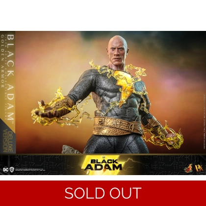 Hot Toys - Black Adam - 1/6th scale Black Adam (Golden Armor) Collectible Figure (Deluxe Version)